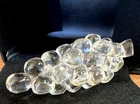 Vintage STEUBEN Glass Grapes Cluster LARGE and MINT1 7" Long