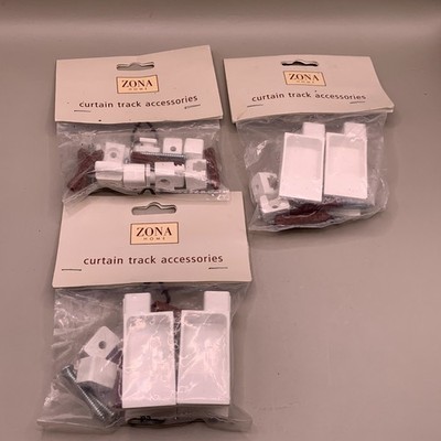 Zona Home Gardinenschiene Zubehör Halterungen & Teile Konvolut 3 Packungen NEU