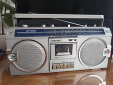 Vintage SHARP GF-5454H ghetto blaster boom box cassettes 100% Fonctionnelle