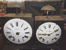 HORLOGE COMTOISE 2 x  MOUVEMENT PENDULE XIXème MECANISME RELOJ