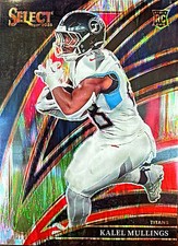 Panini 2025 Select Club Level Prizm Kalel Mullings Titans Rookie #227