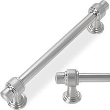 10 Pack 5 inch Brushed Satin Nickel Kitchen Cabinet Handles Cabinet Pulls Sliver