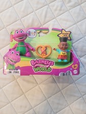 Fisher Price - Barney's World Barney  s Friend David  Barney Figure Set Of 3