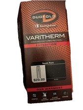 Champion Duofold Originals Varitherm Expedition Youth Pants Black SZ L Baselayer