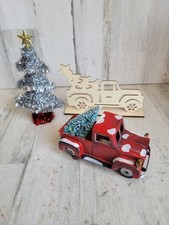 Unique light up truck set tree Xmas variety set decor home