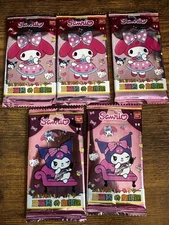 Sanrio Hello Kitty Trading Cards Lot Of 5 (5 Cards Per Pack) Factory Sealed