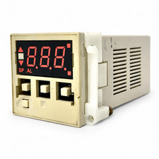 Omron E5CS-Q1KJX-DIN Temperature Controller 100-240VAC J/K 12VDC Output