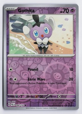 Gothita - PAL #090/193 SV02: Paldea Evolved Common Reverse Holofoil NM