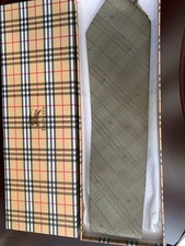 Authentic Burberry Classic Check Silk Tie Bei...