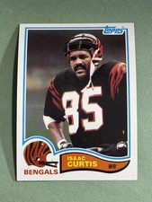 Isaac Curtis 1982 Topps Cincinnati Bengals #46 GG54