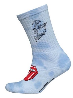 Rolling Stones Schriftzug Logo Batik Socken Einheitsgröße UK 7-11 OFFIZIELL