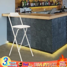 New Foldable Bar Chair Tall Folding Chair Portable Folding Stool Max Load 125kg