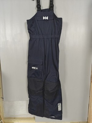 Helly Hansen Ski Salopette Herren Large blau HellyTech Trägerhose marineblau Schnee Offshore Cargo