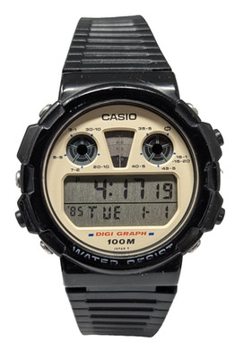 Casio Digi Graph DGW-30 Men Watch Quarz Digital 80er Made in Japan Uhr