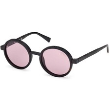Guess Unisex Sunglasses Dark Havana Acetate Round Full Rim Frame GU00234 5052Y