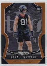 2019 Panini Prizm Rookies Orange Prizm 119/249 Kahale Warring #394 4f5