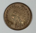 1875 INDIAN HEAD CENT AU DETAILS