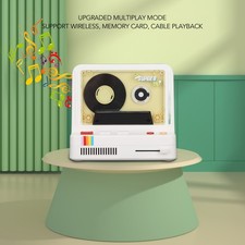 White Cassette Player Portable Stereo Tape Retro Speake OU