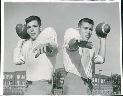 1962 Paul Nelson Gunnar Viljaste Baseball Football Historic Vintage Photo 8x10