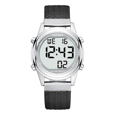 Hearkent Digital Talking Watch for Ladies with American Accent Voice LCD Big ...