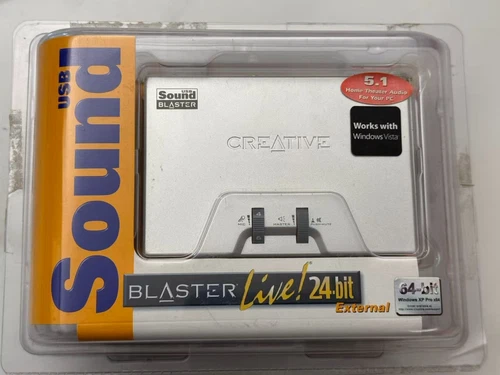Creative Labs Live! 24-bit External Sound Blaster Model SB0490 /w Box