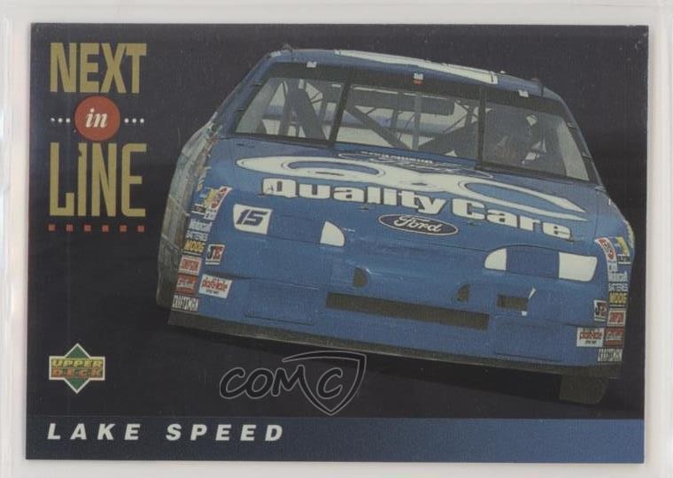 1995 Upper Deck Next in Line Lake Speed #117 1k3