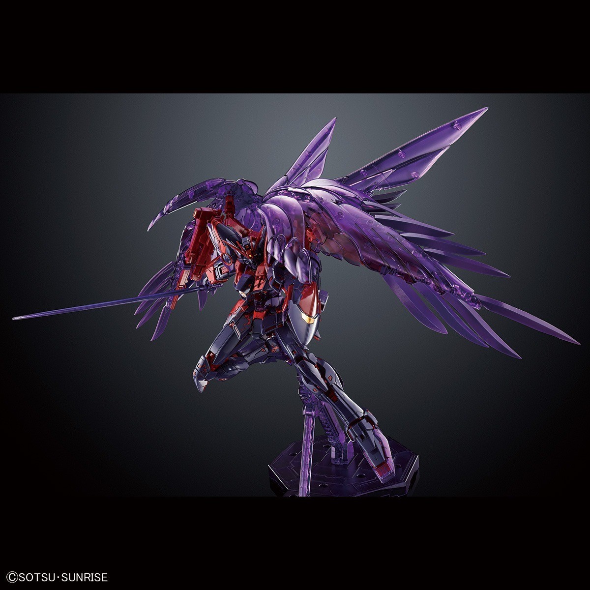 MG 1/100 Wing Gundam Zero EW Cross Contrast Colors Clear Purple