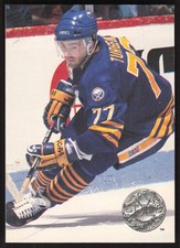 Pierre Turgeon, 1991-92 Pro Set Platinum, #10, Buffalo Sabres,