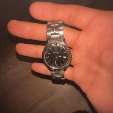 Citizen Men's Stainless Steel Wristwatch with Black Dial
