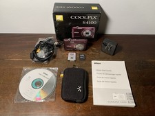 Nikon Coolpix S4100 fotocamera digitale 14 MP 5x HD testata ottimo pacchetto