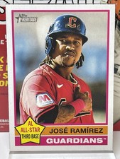 2025 TOPPS BASEBALL HERITAGE - Jose Ramirez #169 AL All Star Third Base