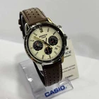 Brand New Casio Edifice Chronograph EFR-575L-7A Dual Tone Dial Brown NOS BNIB