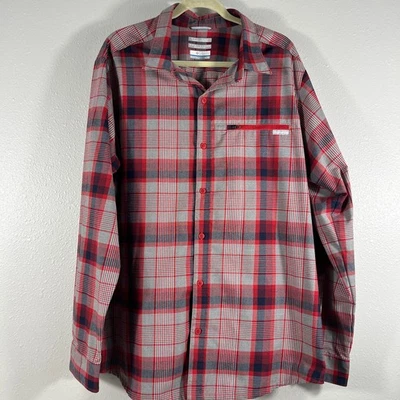 Columbia Sportswear XL Long Sleeve Button-Up Flannel Omni Wick - Image 1 of 4