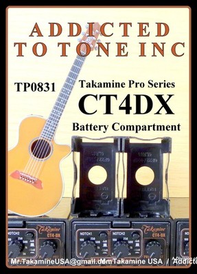 Takamine Battery Compartment for CT4DX Pro Series Preamp / TP0831 / CT4DX ONLY!