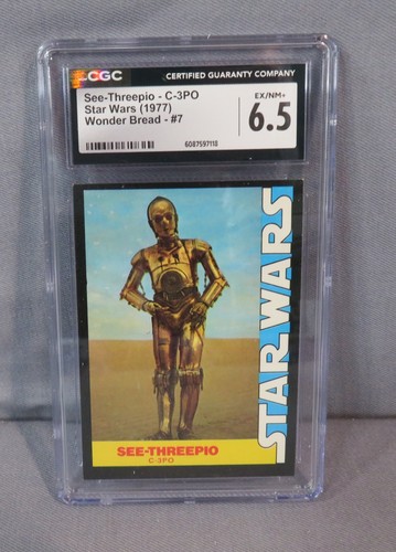 1977 Wonder Bread Star Wars #7 See-Threepio — CGC 6.5