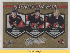 2023-24 MVP Alternate Threads Gold Thomas Chabot Anton Forsberg #AT-19 READ 12cy