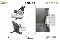 Wischermotor Hinten Valeo 579756 FÜR Renault Scheibenwischermotor