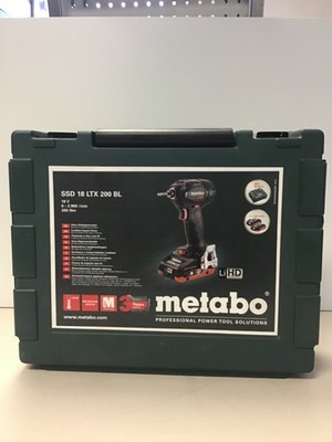 metabo ssd 18 ltx 200 bl impact drill kit
