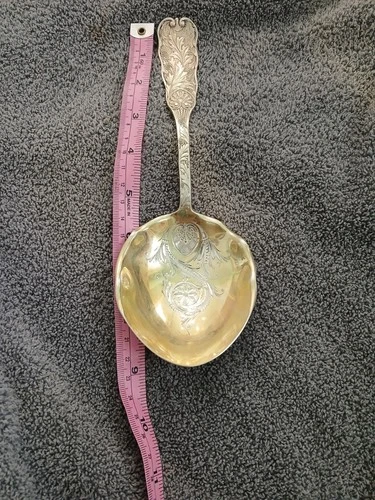 Saint Cloud  Gorham Sterling Silver Vegetable Spoon Wide Bowl  8 3/4" 4.5 oz