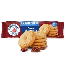Voortman Sugar Free Pecan Shortbread Cookies 8 oz Pack of 4