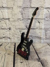 Miniature 25cm Guitar Slayer Metal Band Guitar on Stand Band Gift Display