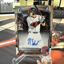 2025 Bowman Draft - Chrome Prospect Autographs Nolan Schubart #CPA-NS (AU, RC)