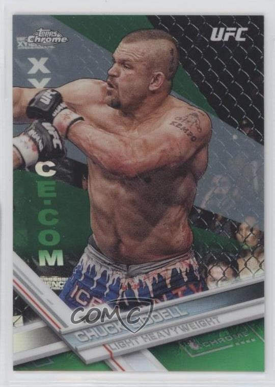 2017 Topps Chrome UFC Green Refractor 30/99 Chuck Liddell #54 16ls