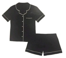 Member's Mark Women's Notch Collar Pajama Black Various Sizes NWT 21A