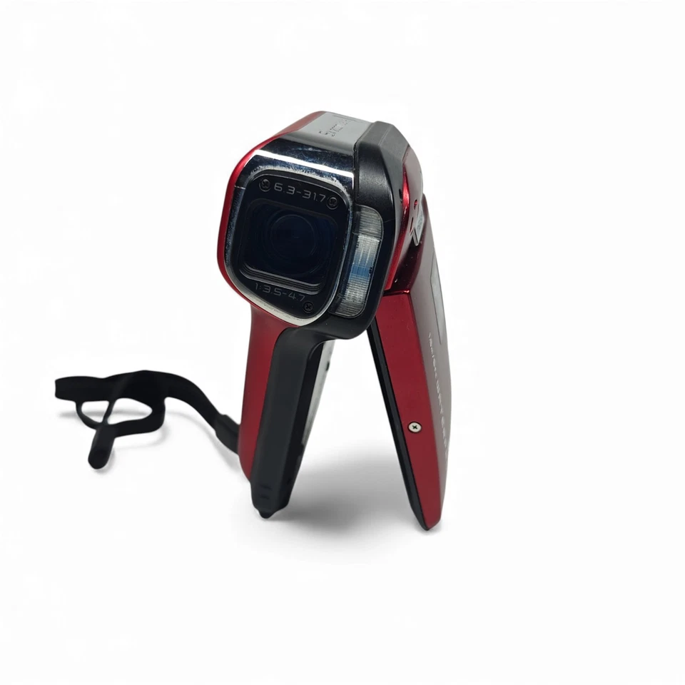 Sanyo Xacti VPC-CA9 Camcorder Waterproof 5x Zoom 9MP HD Red Bundle - Image 3 of 4