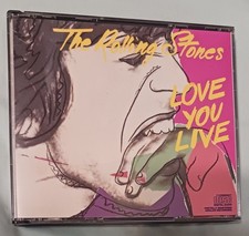 The Rolling Stones - Love You Live (2 CD Set) - case wear / hole / small crack