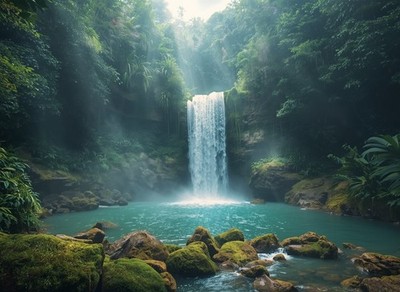 Foto A4 Landschaft Natur Berge Licht Poster Kunstdruck Wandbild (4682)