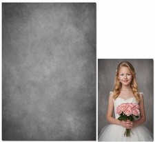 5x7ft Dark Grey Abstract Photography Backdrop Newborn Portrait Studio Prop