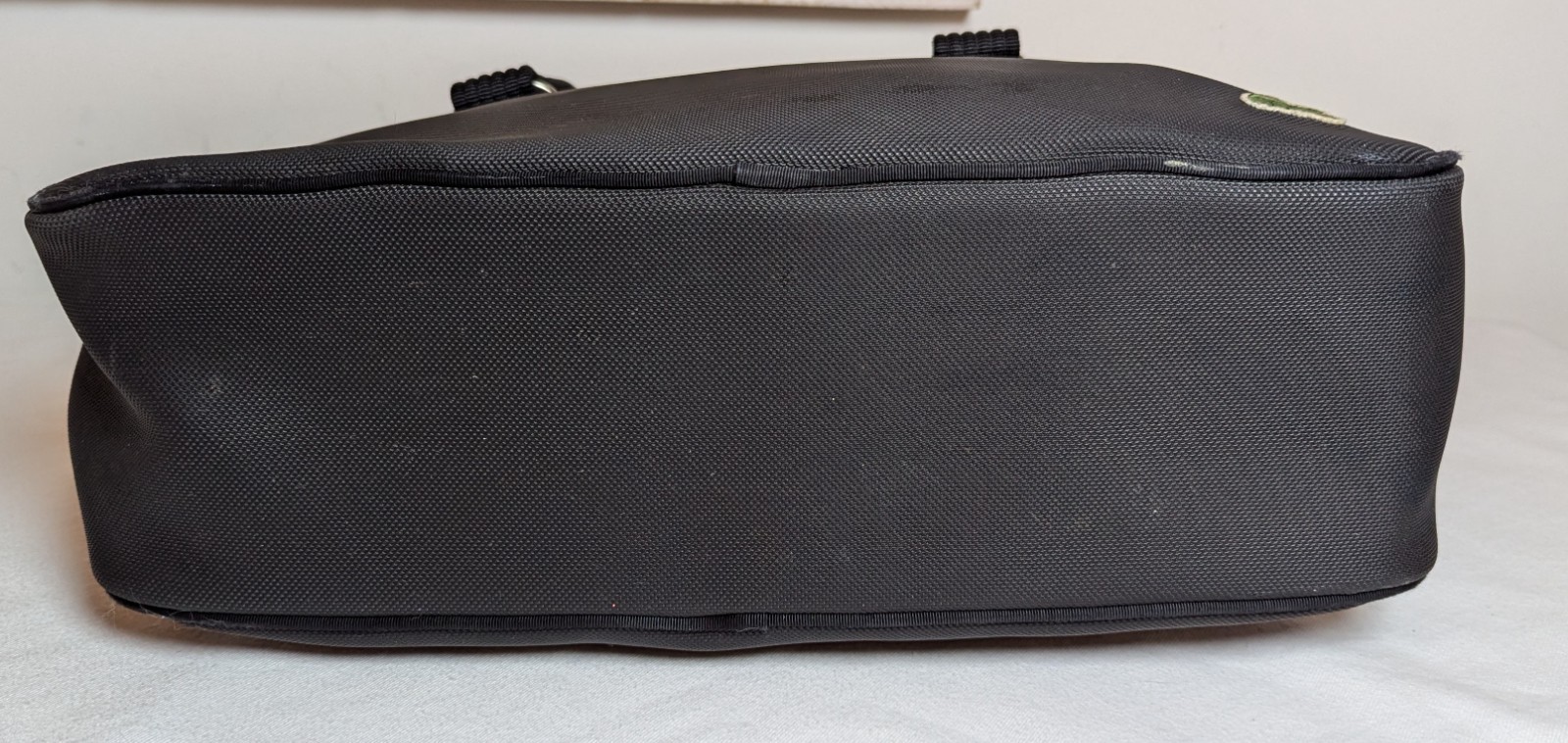 Lacoste Black Shoulder Bag PVC Exterior Croc Logo Women's Waterproof Purse thumbnail 5