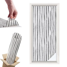 Frosted Glass Window Film Privacy Glass Film Vertical Stripes Geometry